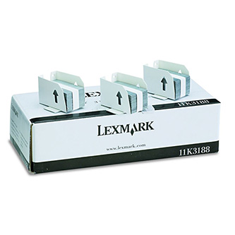 Lexmark originální staple cartridge 11K3188, 3x3000, 9000str., Lexmark T62X, T63X, C91X