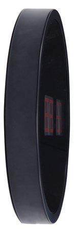 Nástěnné hodiny, LCD displej, černá, 30cm, ALBA "Horled"