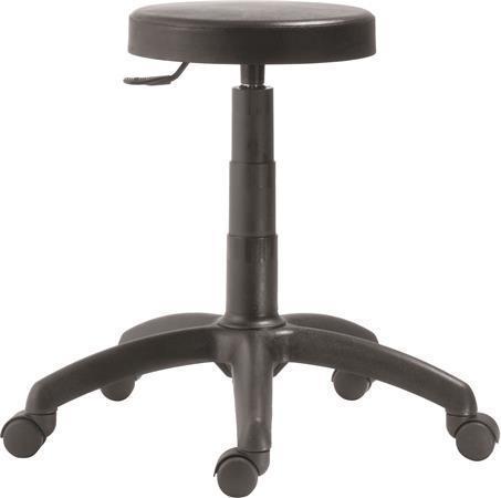 Pracovní židle "1030 ZON", černá, stolička, plynový píst, plastový kříž