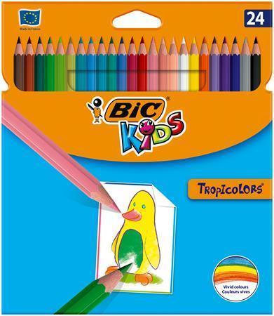 Sada pastelek "Tropicolors",  24 různých barev, BIC 9375182