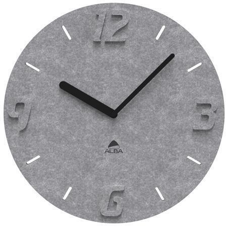 Nástěnné hodiny "Horpet", tmavě šedá, 30 cm, ALBA HORPET G