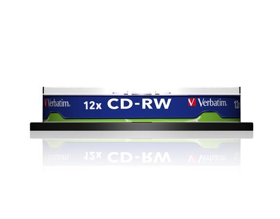 CD-RW 700MB, 8-10x, Verbatim, 10-cake