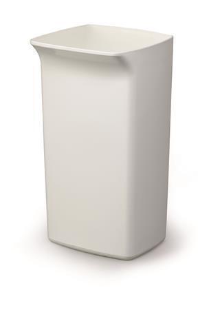 Odpadkový koš s výklopným víkem "Durabin®", bílá, 40 l, plastový, DURABLE 1800798010