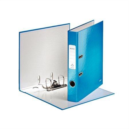Pákový pořadač "180° WOW", modrá, 52 mm, A4, polaminovaný karton, lesklý, LEITZ