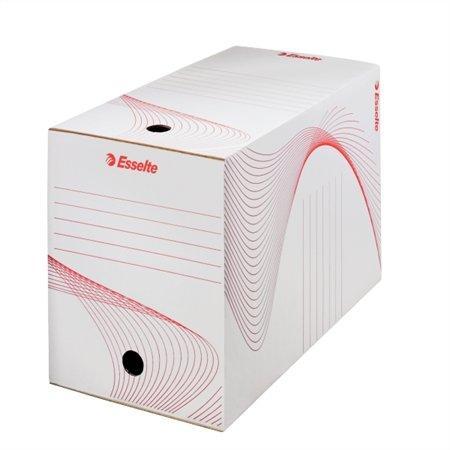 Archivační krabice "Boxy", bílá, 200 mm, A4, karton, ESSELTE