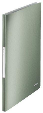 Katalogová kniha "Style", zelenkavá, 20 kapes, A4, LEITZ