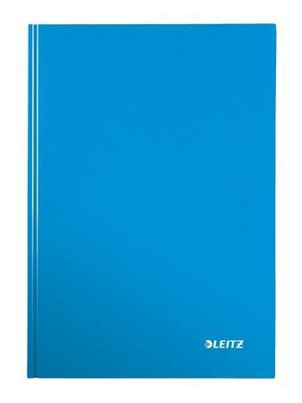 Zápisník "Wow", modrá, čtverečkovaný, A4, 80 listů, lesklá, LEITZ