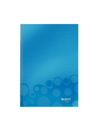 Zápisník "Wow", modrá, čtverečkovaný, A5, 80 listů, s tvrdými deskami, LEITZ