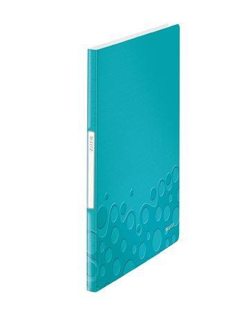 Katalogová kniha "Wow", ledově modrá, 20 kapes, A4, LEITZ