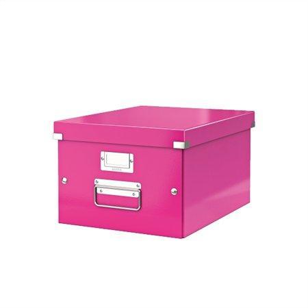 Univerzální krabice "Click&Store", růžová, A4, LEITZ