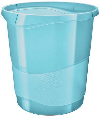 Odpadkový koš "Colour`Ice", průhledná modrá, 14 l, ESSELTE