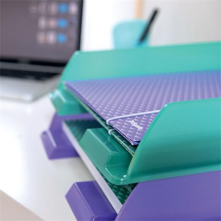 Deska s gumičkou "Colour'Breeze", levandulová, kartonová, A4, ESSELTE 628495