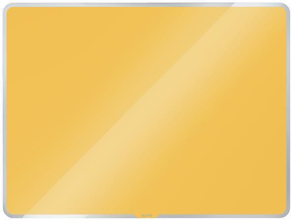 Magnetická skleněná tabule "Cosy", matně žlutá, 60x40 cm, LEITZ