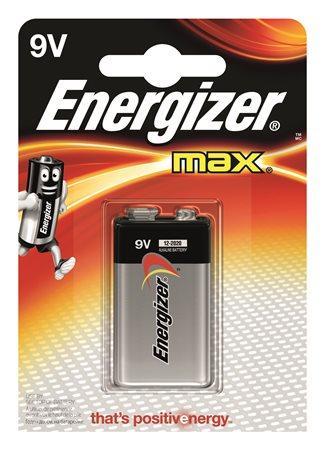 Batterie, 9V, 1 db, ENERGIZER "Max"