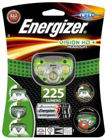 Čelovka "Headlight Vision HD Plus", 2 LED, 3xAAA, ENERGIZER