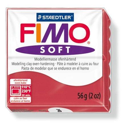 FIMO® soft 8020 56g tmavě červená