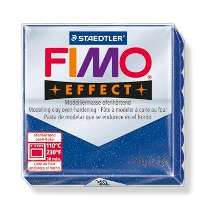 FIMO® effect 8020 modrá se třpytkami