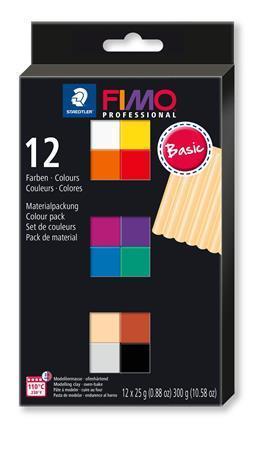 FIMO® professional sada 12 barev 25 g BASIC