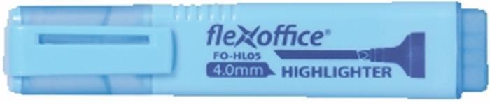 Zvýrazňovač "HL05", modrá, 1-4,0 mm, FLEXOFFICE