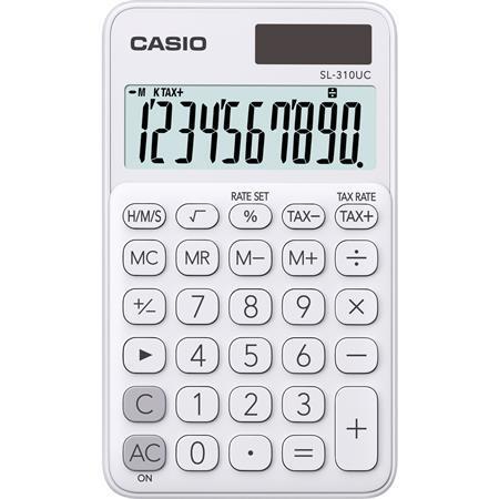 Kalkulačka "SL 310", bílá, 10 místný displej, CASIO