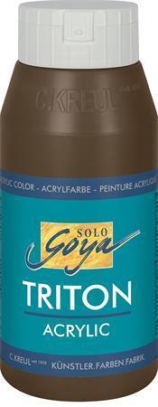 Akrylová barva "TRITON SOLO GOYA", hnědá havana, 750 ml, KREUL