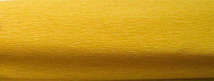 Krepový papír, zlatá žlutá, 50x200 cm, COOL BY VICTORIA
