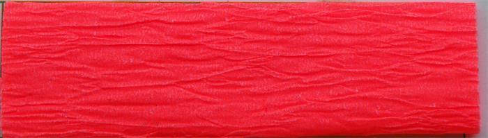 Krepový papír, neon červená, 50x200 cm, COOL BY VICTORIA