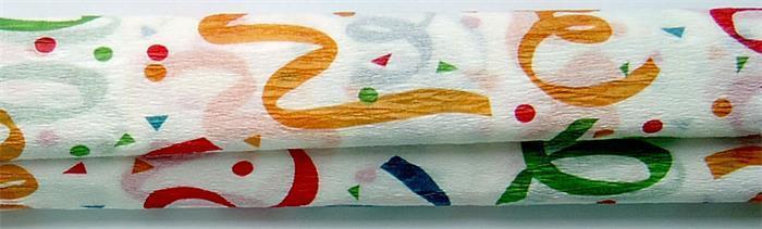 Krepový papír, motiv stuha, 50x200 cm, COOL BY VICTORIA