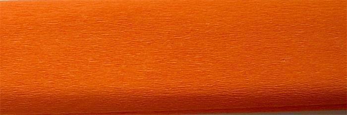 Krepový papír, oranžová, 50x200 cm, COOL BY VICTORIA