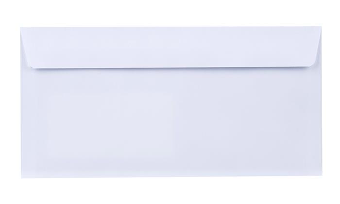 Obálka, LA4 "DL", samolepicí, s krycí páskou, 110 x 220 mm, s okénkem vlevo, VICTORIA