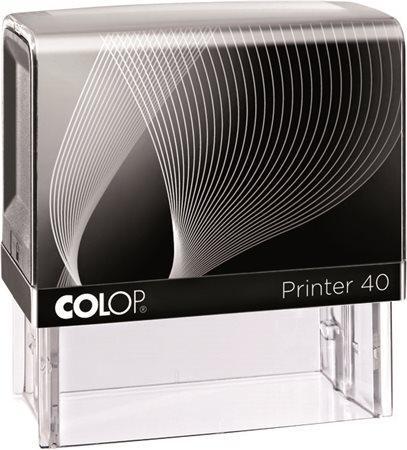 Razítko, COLOP "Printer IQ 40", černé razítko - černý polštářek