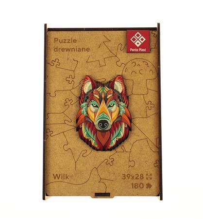 Puzzle "Mystery Wolf", dřevěné, A3, 180 ks, PANTA PLAST 0422-0003-01