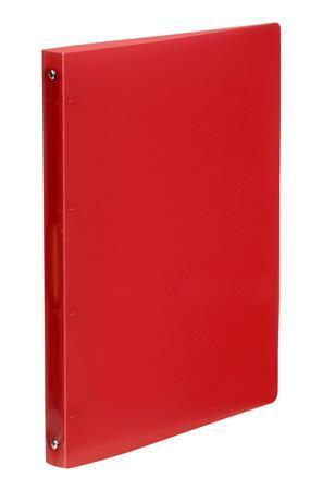 Desky kroužkové "PropyGlass", červená, 4 kroužky, 25 mm, A4, PP, VIQUEL 020975-08