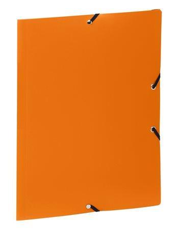 Desky s gumičkou "Standard", oranžová, PP, 15 mm, A4, VIQUEL 