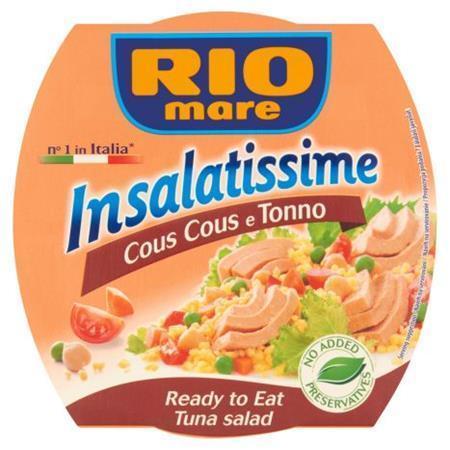 Tuňákový salát "Insalatissime", kuskus, 160 g, RIO MARE 56800