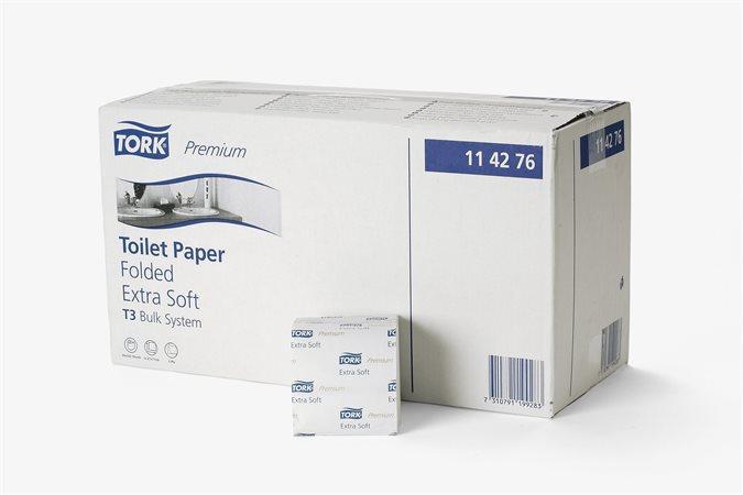 Toaletní papír "Premium extra soft", T3 system, 2 vrstvy, 252 útžků, TORK , extra bílý