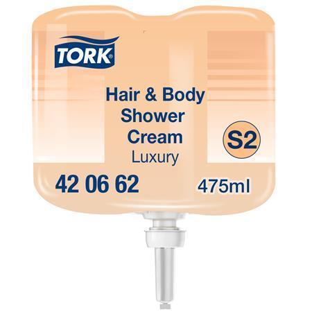 420662 Tekuté mýdlo "Mini Luxury", bez parfemace, vlasy a tělo, 475 ml, S2, TORK
