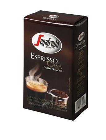Káva mletá, pražená, vakuově balené, 250 g, SEGAFREDO "Espresso Casa"