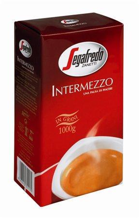 Káva zrnková, pražená, vakuově balené, 1000 g, SEGAFREDO "Intermezzo"