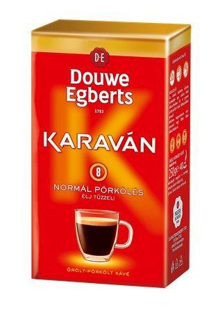 Káva mletá "Karavan", standard, pražená, vakuově balená, 225 g, DOUWE EGBERTS