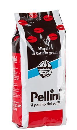 Káva zrnková, pražená, vakuově balené, 1000 g, PELLINI "Espresso Intenso"