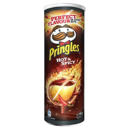 Chips, 165 g, PRINGLES, pikantní