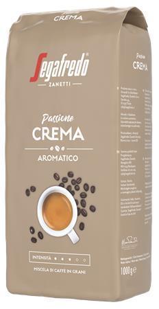Káva "Passione Crema", pražená, zrnková, vakuově balená, 1 000 g, SEGAFREDO 1595