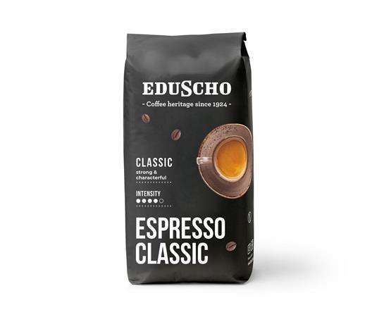 Káva "Espresso Classic", pražená, zrnková, 1000 g, EDUSCHO 530175