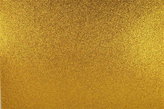 Pěnovka "Eva Sheets", zlatá, se třpytkami, 400 x 600 mm, APLI 13175