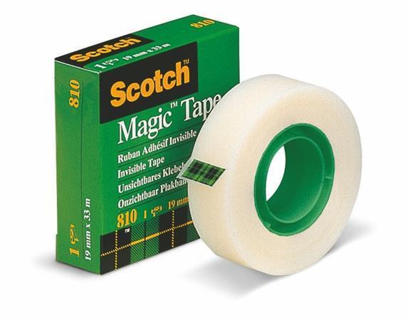 Lepicí páska "Magic Tape 810", 19mm x 33m, 3M/ SCOTCH