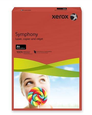 Xerografický papír "Symphony", tmavě červená, A4, 160g, XEROX