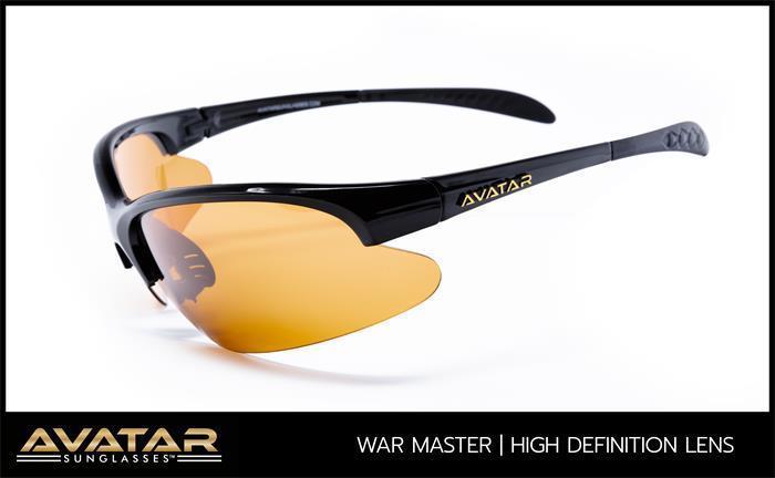 Sluneční brýle "War Master", černá-šedá, HD, AVATAR