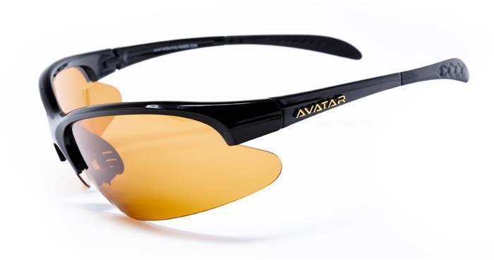 Sluneční brýle "War Master", černá-šedá, HD polarizační, AVATAR