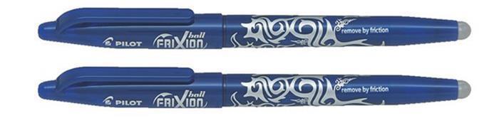 Rollery  "Frixion Ball", modrá, 0,7/0,35mm, vymazatelný, 2 ks v  balení, PILOT